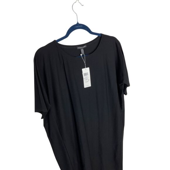 Eileen Fisher Round Neck Dress in Washable Stretch Crepe NWT - Picture 4 of 10